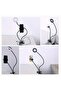black 2 in 1 mobile phone holder clip fill light,ring fill light,desktop reading fill light,mobile p