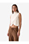 Crepe Fabric Waist-Tie Straight Wide-Leg Trousers - 2