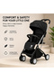 Lightweight Foldable Travel Stroller – Ideal For Newborns And Toddlers – Black - 8