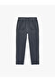 Cotton Pocketed Waist-Tie Pants - 6
