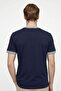 Minimal Logo Detailed Crew Neck Men's T-Shirt - 3