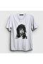 Unisex White Keith Richards Rock the Rolling Stones T-Shirt 617604Tt