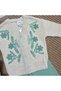Girl's Knitwear Cardigan and Trousers Set Green - 3