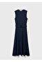 Belted midi length dress - 3