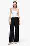 Linen look Wide Leg pants