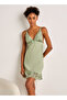 Slip Dress Sleeveless with Robe and Thongs - 3