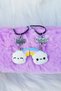 Best Friends Colorful Rainbow Friendship Lover Stainless Steel Necklace - 5