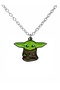 Star Wars Baby Yoda (Grogu) Figured Necklace – Space Themed Cute Jewelry with 60 cm Chain