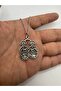 Special Heart Figured Double Necklace for Lovers – Silver Color Zamak Unisex Love Themed Jewelry Set - 2