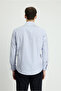 Long Sleeve Slim Fit Slim Fit Striped Cotton Shirt - 2