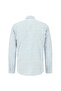 Long Sleeve Slim Fit Sporty Printed Linen Shirt - 2