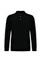 Polo Neck Regular Fit Buttoned Embroidered Wool Knitwear Sweater - 7