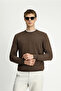 Crew Neck Regular Fit Knitted Wool Pack Cashmere Blend Knitwear Sweater - 4