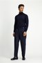 Straight Relaxed Fit Lycra Belt Elastic Detail Chino/Canvas Sports Pants - 4