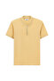 Slim Fit Slim Fit Cotton Patterned Zippered Polo Neck T-Shirt - 2