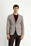6 Drop Regular Fit Standard Cut Classic Patterned Jacket