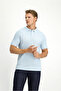 Polo Neck Slim Fit Embroidered 100% Cotton T-Shirt