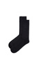 Single Plain Bamboo Blend Thin Socks - 2
