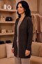 Women's Openwork Knitted Patterned Long Sleeve Knitwear Cardigan (Size 80 Width 56) - 3