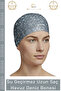 # Bone Long Hair Non-Slip Waterproof Leak-Proof Swimming Cap Elastic Cloth Swimming Hat - 2