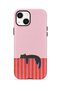 iPhone 14 Vorian Double Layer Case Lazy Cat Sunset