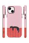 iPhone 14 Vorian Double Layer Case Lazy Cat Sunset - 2