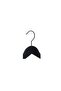 Wooden M001-Çb Bar Hanger for Shirts and Trousers, Black Color, 4 Pieces - 2