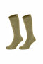 Men's Winter Khaki Color Thermal Undershirt, Tights, Beanie, Neck Collar, Gloves, Socks Set- 6-Piece Military - 4