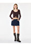 Athlete Detailed Buttoned Layered Long Sleeve Crew Neck Camisole T-Shirt