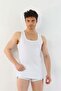 Men's Ribbed White Undershirt 775 - 8