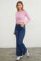 Stretch Fabric Crop Body with Bow Embroidery - 6