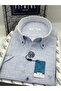Classic Short Sleeve Lapel Buttoned Pocket-Less Gift Boxed Men's Shirt Fs-004562 - Blue - 3