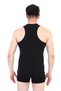 Men's Ribana Sports Black Undershirt 0915 - 6