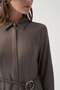 Anthracite Belt Detailed Dress - 5
