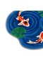 Sdt Goldfish Patterned Wavy Form Blue Modern Woven Base Decorative Carpet Sdt883 - 4