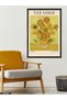 Vincent Van Gogh Sunflowers One Piece Black Wooden Framed Artwork - 4