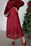 Sequin Sequined Midi Skirt - 4