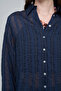 Women's Metallic Striped Relaxed Fit Shirt - 2