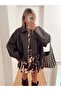 Belted Bomber Leather Jacket