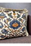 Blend-9407 Imported Silk Velvet Tasseled Throw Pillow Cover 43X43 - 4