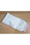 Handcrafted Hand and Face Towel with Embroidered Edges, Embroidered White Flowers 45X90Cm - 4