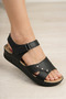 Serra 6334 Black Orthopedic Comfortable Daily Women's Sandals - 2
