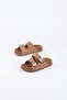 1007 Polen Soft Anatomical Flexible Soft Sole Two-Strap Women's Slippers - 7