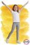 Patterned Children's Leggings - Wishing Flower Patterned Girls' Leggings - Soft, Flexible, Comfortable, Cotton, Anti-Sweat - 7