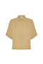 Beige Linen Oversized Top - 6