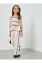 Girls Zig Zag Lace Detail Shirred Top and Pants Set