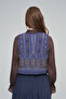 Women's Special Design Bead Embroidered Vest - 5