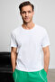 Fayon Men's Elastane Soft and Flexible Fabric Organic Cotton Round Neck White T-Shirt