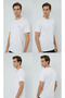 Men's 100% Cotton Daily Basic T-Shirt-7071 - 2