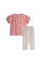 T-Shirt Set with Tights 1-7 Years Pink - 3
